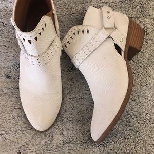 White Qupid Studded Boots